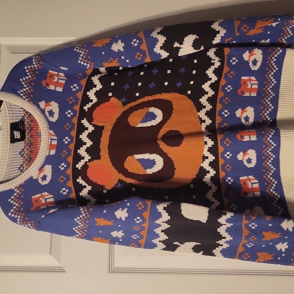 Geeknet Animal Crossing Tom Nook Holiday Ugly Sweater Unisex Size L - Picture 6 of 7